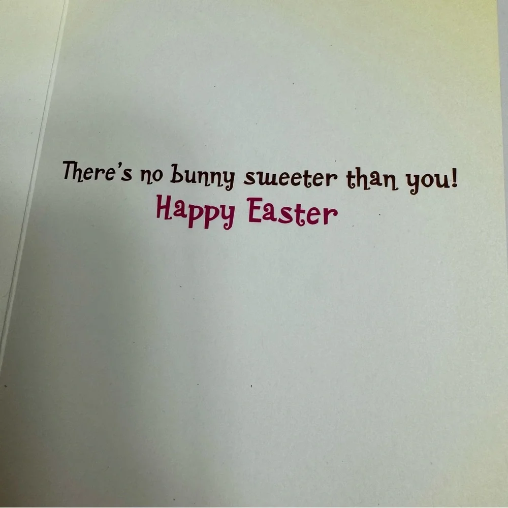 4 Avanti Greeting cards - puppy dog with bunny ears on stone path Easter